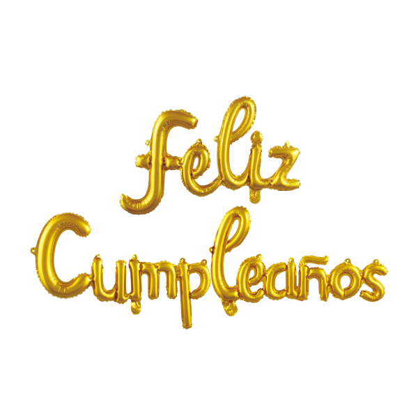 PACK GLOBOS FELIZ CUMPLEAÑOS - Imagen 4