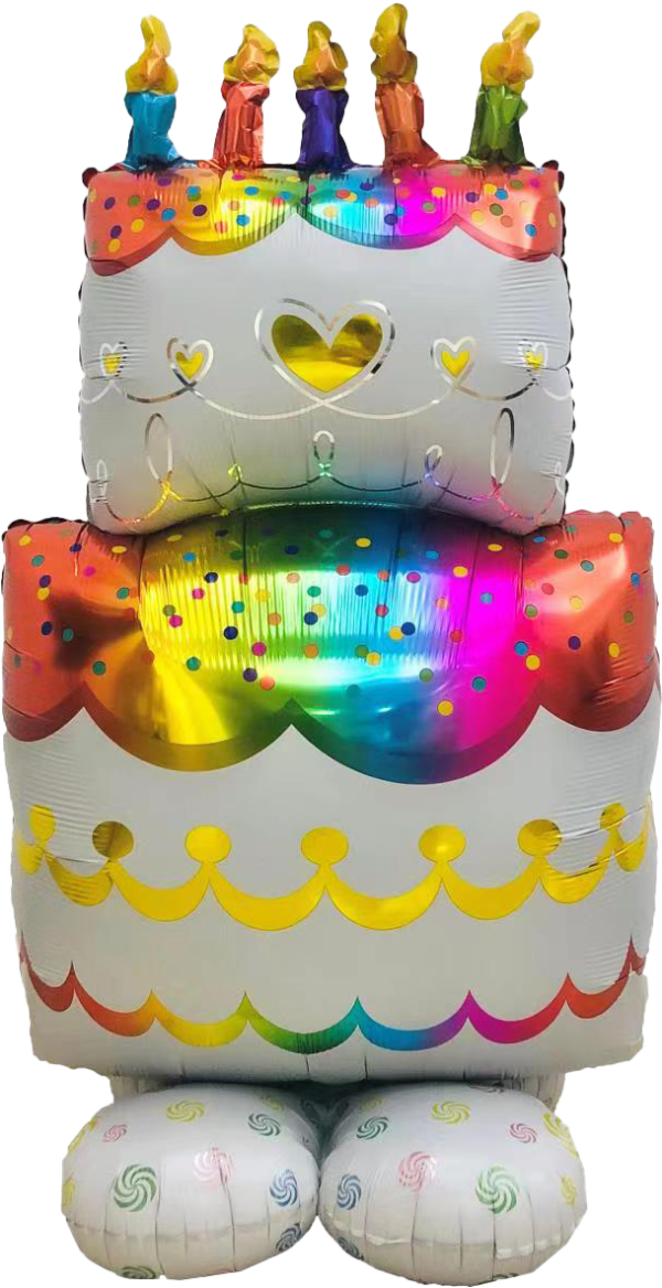 AIR STAND UP BALLOONS HAPPY BIRTHDAY LARGE - Imagen 4