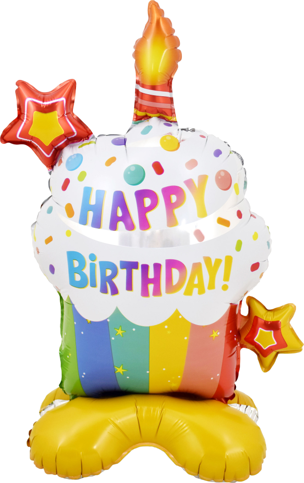 AIR STAND UP BALLOONS HAPPY BIRTHDAY SMALL - Imagen 4