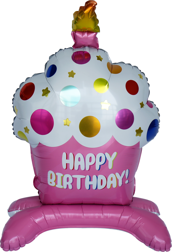 AIR STAND UP BALLOONS HAPPY BIRTHDAY SMALL - Imagen 2