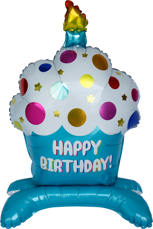 AIR STAND UP BALLOONS HAPPY BIRTHDAY SMALL - Imagen 3