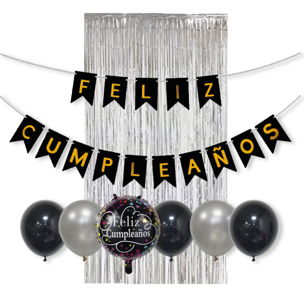 PACK FOIL + LATEX+ CORTINA+BANNER - Imagen 4