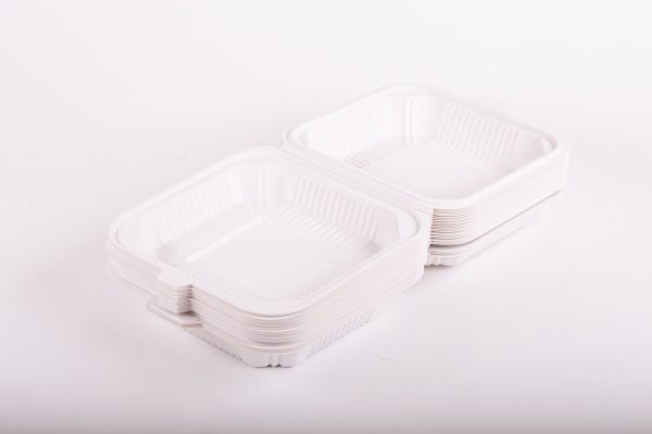 CAJA CLAMSHELL 1000ML CUADRADO (200 UND) BIOELY - Imagen 2