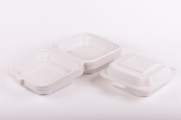CAJA CLAMSHELL 1000ML CUADRADO (200 UND) BIOELY - Imagen 3