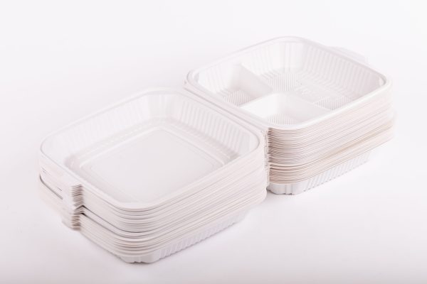 CAJA CLAMSHELL 1200ML C/DIVISION  (200 UND) BIOELY - Imagen 2